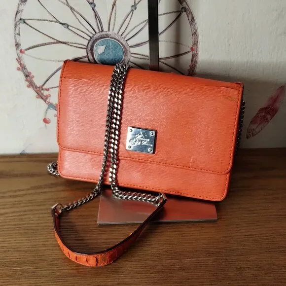 Project - Lauren Ralph Lauren Orange Crossbody Wallet - Picture 2 of 16